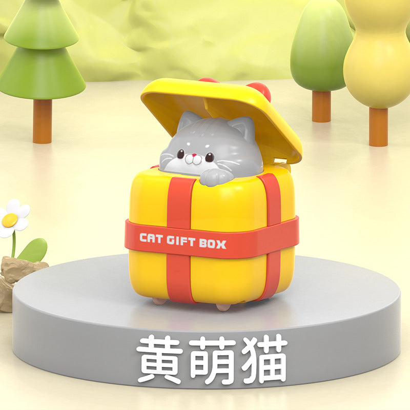 Wholesale Cat Push Toy Car Creative Cartoon Inertia Pull Back Car Children's Toys